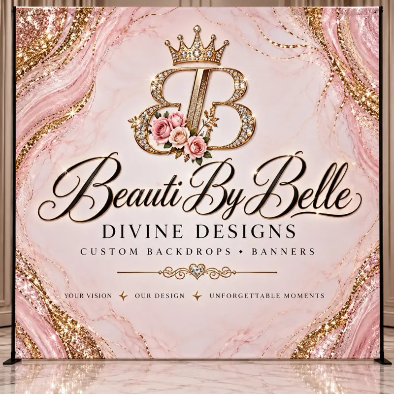 Custom Event Backdrop Design | Printable PDF | Digital Download | Personalized Party Decor