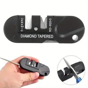 1 portable multifunctional outdoor multifunctional pocket multi Wheatstone multi-purpose knife sharpener Powerful Tool