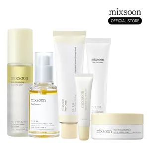 [mixsoon] Ultimate Bean Set I Bean essence + Bean cream + Bean Ampoule Balancing Mist + Bean Lip mask balm + Bean eye cream + Bean hydrogel eye patch Skin Brightening Kit Glow Hues Kit Recovery Kit Collagen Lift Kit