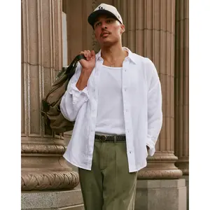 Abercrombie & Fitch 100% Linen Button-Up Shirt