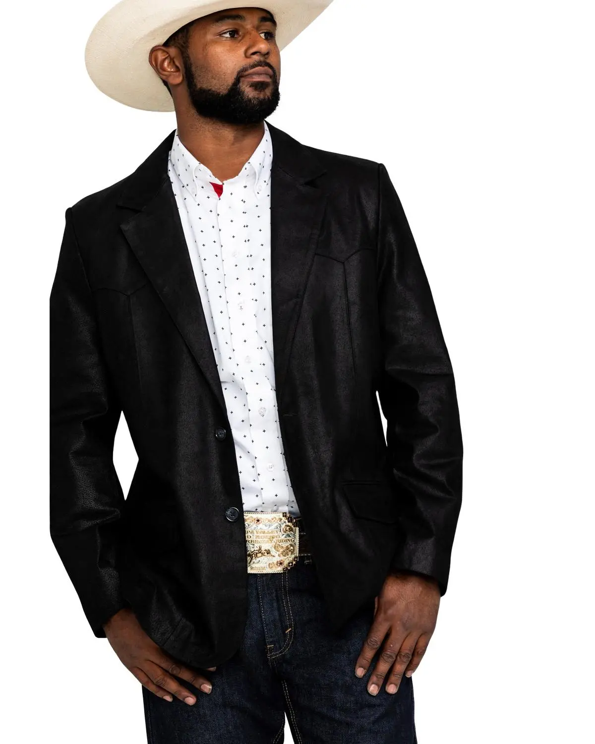 Cody James Men's Suede Blazer Jacket Big And Tall - 602-250-Big/Tll
