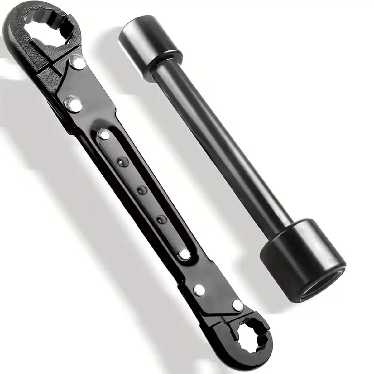 Multi-Functional Angle Valve Socket Wrench Set, Plumbing Wrench, Multifunctional Socket Wrench for Professional Plumbers, Easy Compression and Water Nut Installation in Small Spaces, Plumbing Repair Wrench