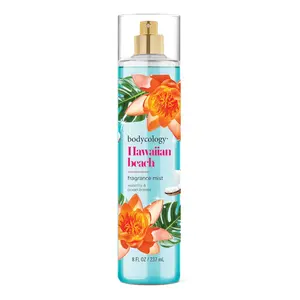 Bodycology Hawaiian Beach Body Mist 8 fl oz | Long-Lasting Fragrance Spray for Women – Refreshing Tropical Scent, Perfect for Daily Use, Summer Vibes & Beach-Inspired Body Care