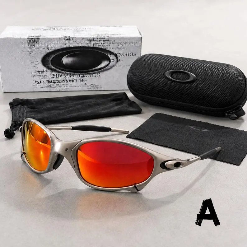 Metal X Juliet Polarised Cycling Sunglasses Fight Club Tyler Durden Outdoor Eyewear Gift