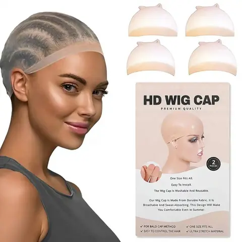 SIFULAN HD Lace Wig Cap - Sheer Mesh Top, Invisible Scalp Cover for Bald Head, Natural Hairline Creator, Premium Melt Application, Lace Cap Wig Tools & Accessories by Sohochic