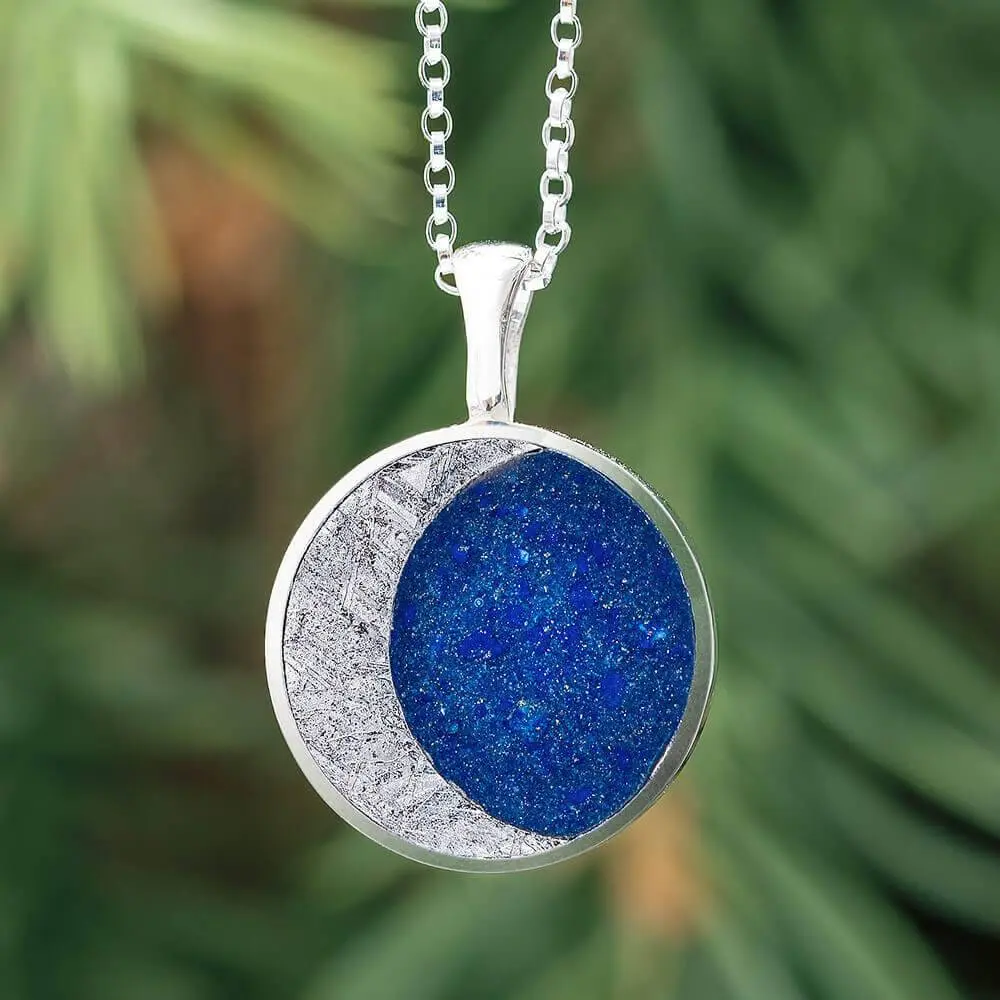Starry Night Meteorite Pendant Necklace