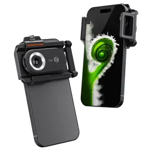 Spider Farmer 200x Trichome Microscope Magnifier | Smart Phone Lens with LED & UV, Nano Zoom, CPL, Clip-On for iPhone & Android