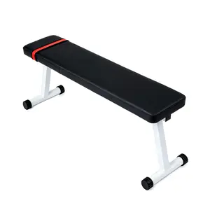 Flat Weight Bench for Home Gym, 440 LBS Heavy Duty Foldable Workout Bench, Strength Training Bench for Bench Press Dumbbell Exercise, Compact Space Saving Fitness Equipment
