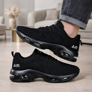 Men’s Outdoor Running Athletic Shoes, Stylish Lace-Up Low-Top Comfort Sports Shoes, Shock-Absorbing Lightweight All-Season Fitness Sneakers, Non-Slip Rubber Soles, Suitable for Training Hikes and Workouts