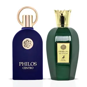 Philos Centro & Philos Messenger Eau de Parfum Sprays 100ml (3.4 oz) by Maison Alhambra | Two Scents, One Harmonious Signature of Elegance (Bundle)