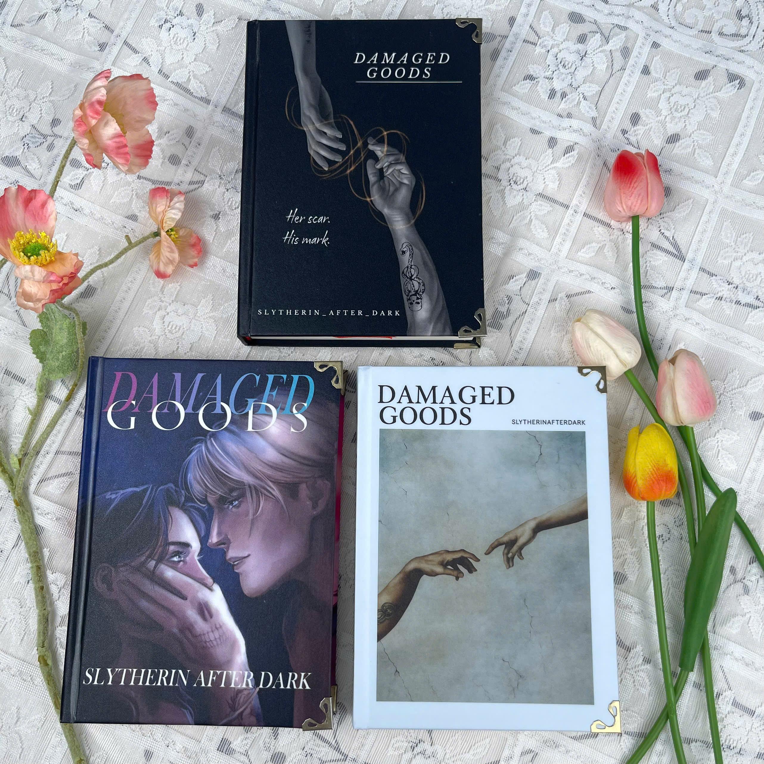 Damaged Goods Hardcover Book Set – Dark Romance Dramione Fanfiction, Slytherin After Dark Edition, Illustrated Collector’s Books Damaged Goods Hardcover Book Set – Dark Romance Dramione Fanfiction, Slytherin After Dark Edition, Illustrated Collector’s Books