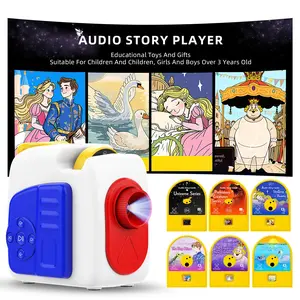 Early Education Puzzle Story Card Projector, Interactive Educational Tool Learning Tool for Kids Aged 3+, Enhances Cognitive Skills and Creativity