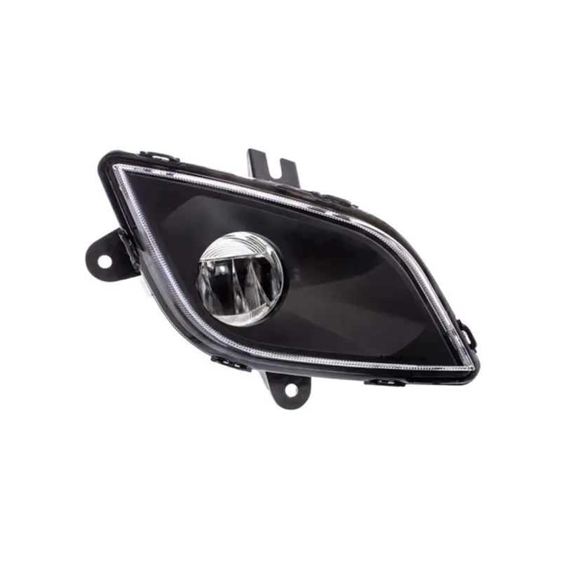 LED Fog Light for Freightliner Cascadia - Black Housing with Clear Lens Design