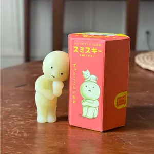 Smiski Living Series Blind Box – Glow in the Dark Mini Collectible Figure for Desk & Phone Decor