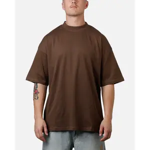 Culture Kings Everyday Mock Neck T-Shirt Brown