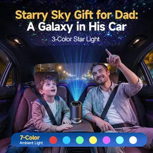 [Father’s Day Gift] Smart Car Aroma Diffuser: 50ML Natural Cologne Lasting Fragrance Star Roofing,Mother's Day Gift,for Birthday, Wedding, Anniversary, Wife Husband, Mom, Women, Him Her, Girlfriend Boyfriend
