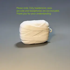 Creative Bandage Earphone Case for AirPods 4th Gen, Protective Silicone Soft Shell for AirPods Pro3/pro2/AirPods 3/AirPods 2