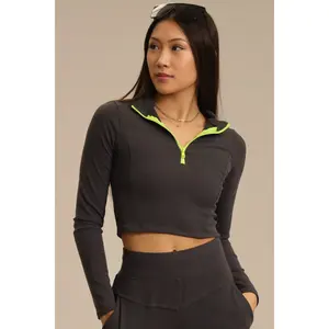 Loyal Quarter-Zip Pullover - Pavement - FINAL SALE