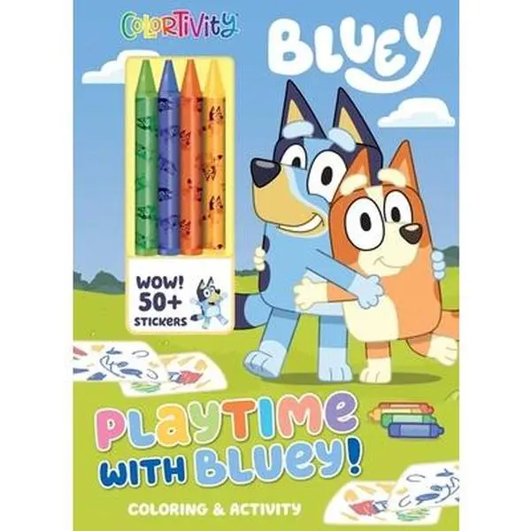 Bluey: Colortivity: Playtime with Bluey! -- Delaney Foerster, Paperback
