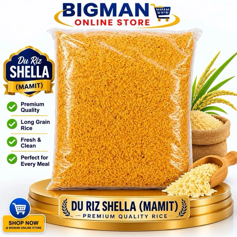 Mamit Du Riz Shella Rice - Premium Long-Grain Rice for Daily Cooking & Meal Prep