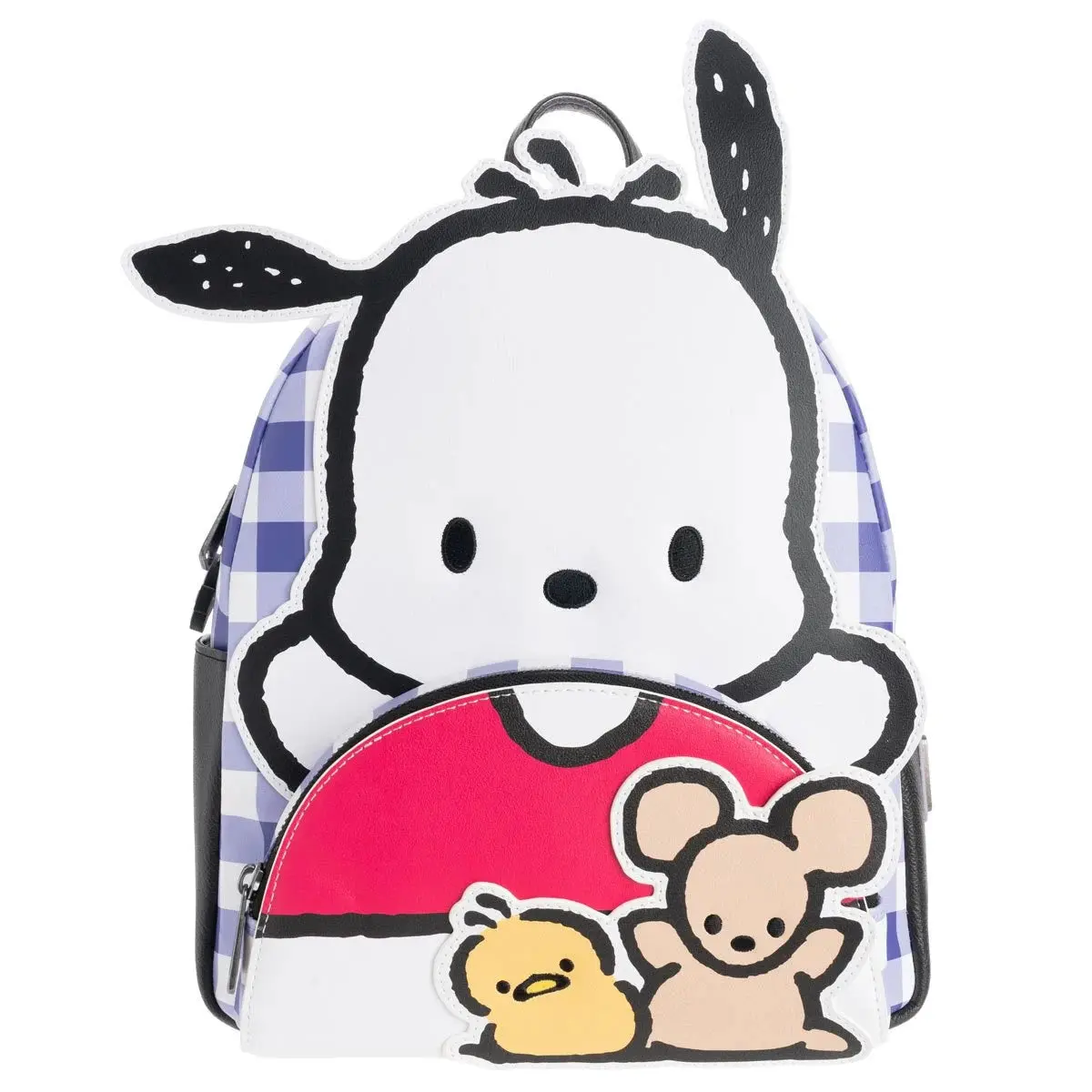 Sanrio Pochacco Cosplay Plaid Mini-Backpack Sanrio Pochacco Cosplay Plaid Mini-Backpack