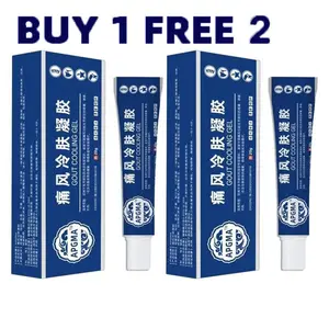 【Buy 1 Get 2 Free】Herbal Cooling Gel for Gout, NatruallyStrong Care Specific Cold Skin Compress Health CareGel, Pain Relief, Moisturizers Comfort