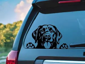 Peeking Dog Sticker - Labrador Peeker Stickers Decals for Car Decals for Tumbler Laptop Decal Window Decal Cute Stickers Funny Stickers