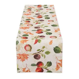 Design Imports Orchard Botanical Printed TableRunner 14"x72"