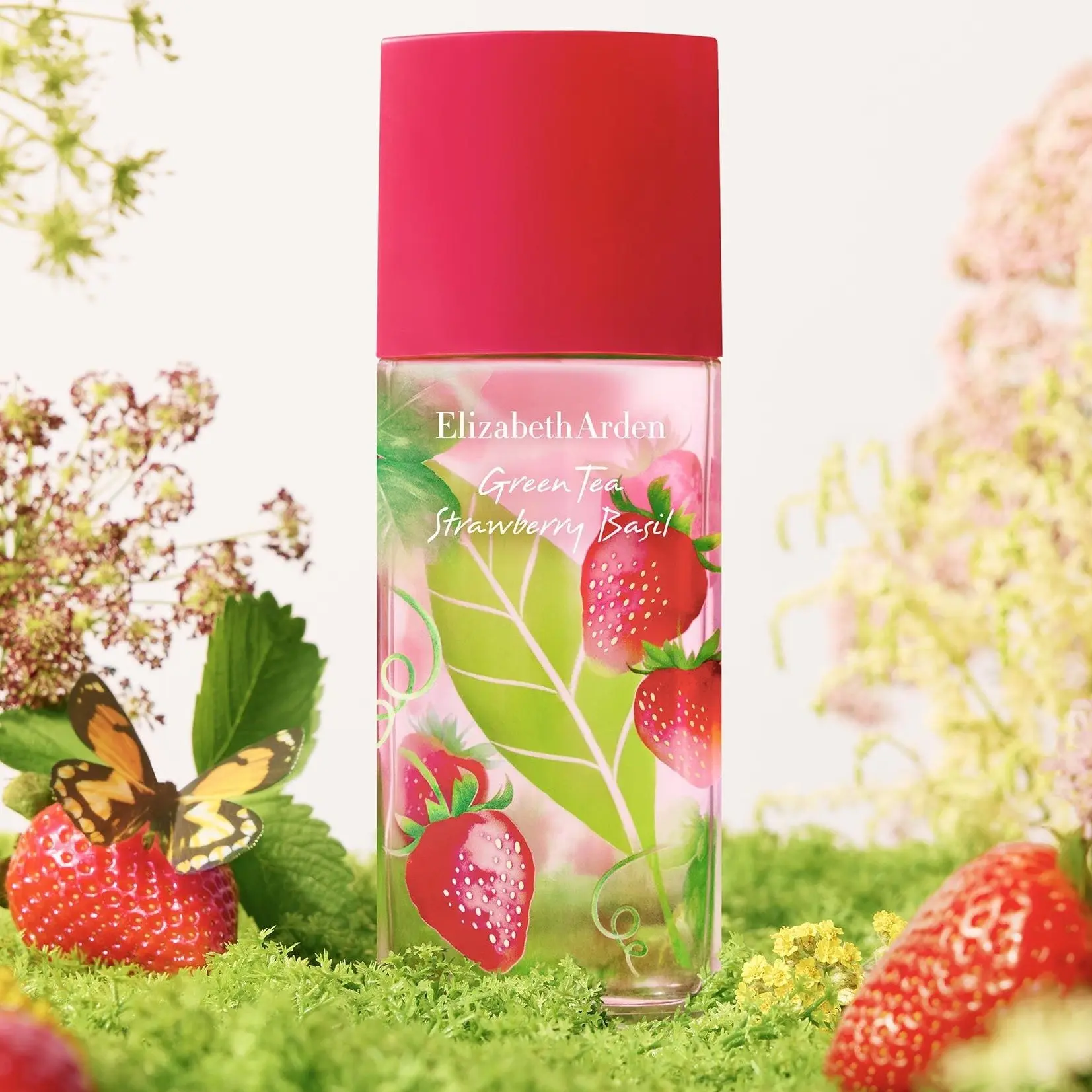 NEW Elizabeth Arden Green Tea Strawberry Basil Eau de Toilette | Fresh Fruity Herbal Fragrance | Vegan & Cruelty-Free