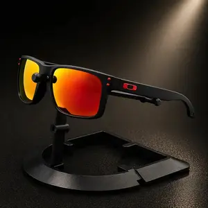 Black Polarized Sunglasses with Yellow Lens UV400, Lightweight Night Driving Outdoor Sport Glasses