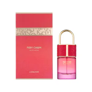 LONKOOM FIERY CHARM EAU DE PARFUM 50ML Long lasting fragrance for women and men Perfume Ambers Tuberose