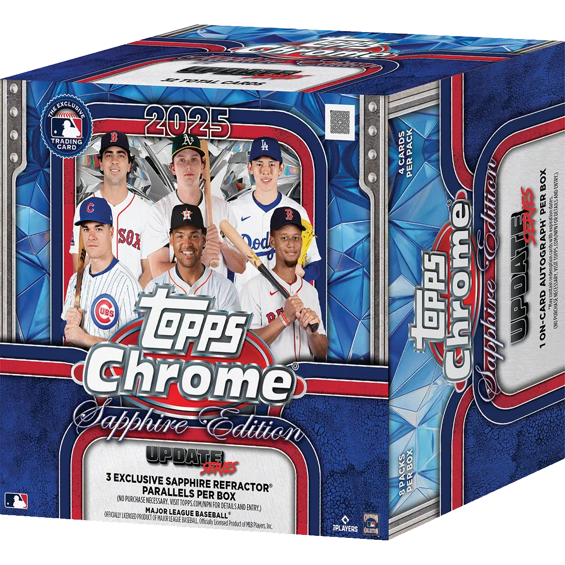 2025 Topps Chrome Update Series Baseball Sapphire Edition Box