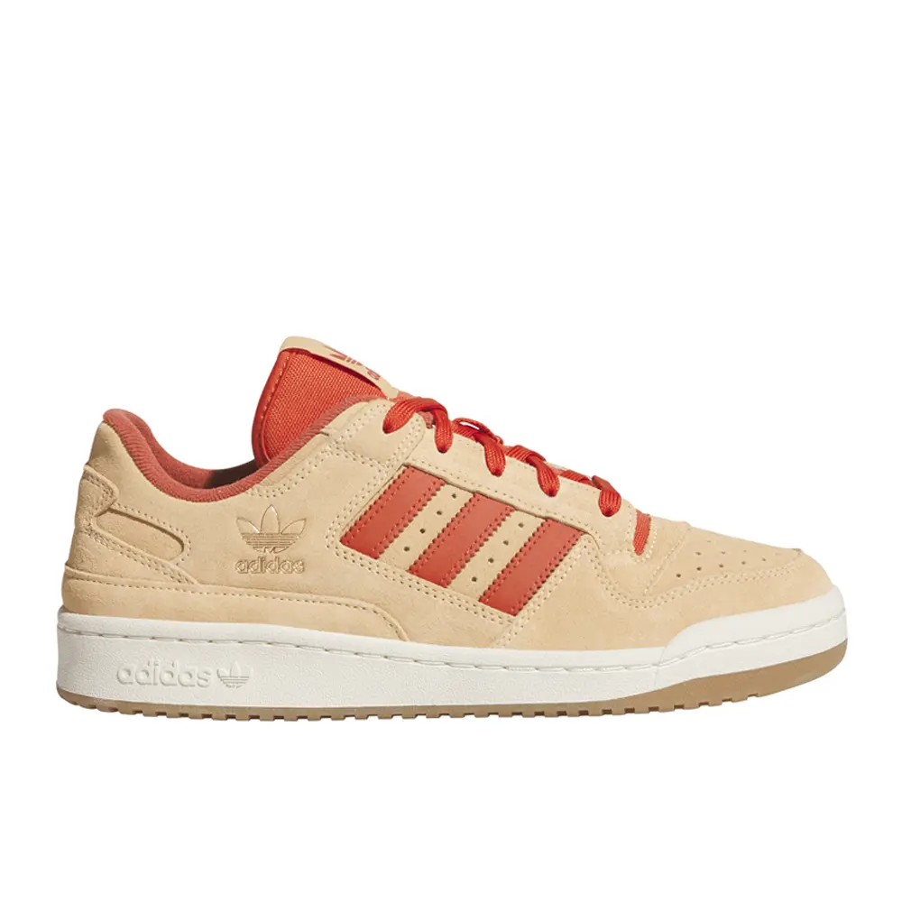 adidas Mens Forum Low Cl Sneakers Shoes Casual - Orange adidas Mens Forum Low Cl Sneakers Shoes Casual - Orange
