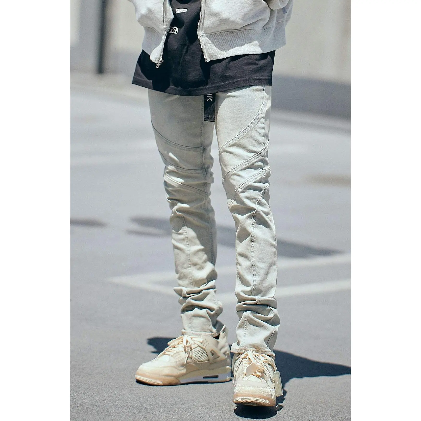 STACKED OVERLAP JEANS