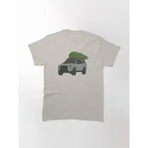 Festive Lunar Rock 4Runner with Christmas Tree Classic T-Shirt