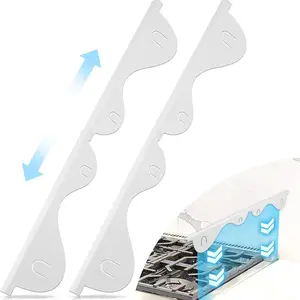 Stainless Steel Stove Gap Covers 2/4pcs, Adjustable Kitchen Gap Filler, 13.8"-27.5", Durable & Easy Install, Perfect Fit Solution, Kitchen Counter