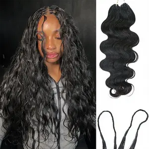 [New Arrival] Bgmgirl Crochet Body Wave Human Hair for Boho Braids Knotless Pre-Separated 50g/bundle Time Saving Natural Black | #4 Chocolate Brown | #4/27 Brown | #613 Blonde | #30 Light Auburn Highlight Miracle Knots Summer Hairstyles #DealsForYouDays