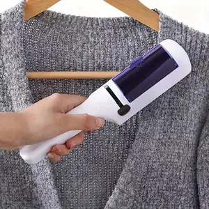 Portable Rotating Lint Brush, Reusable Coat Lint Sticking Roller Tool, Lint Rollers for Pet Hair, Cleaning Supplies