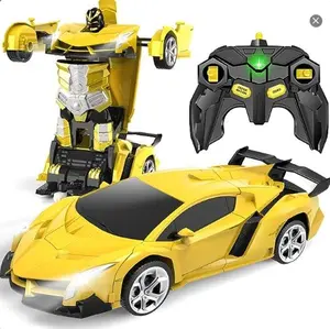 Remote Control Car Toys Transform RC Cars Kids One Button Transformation