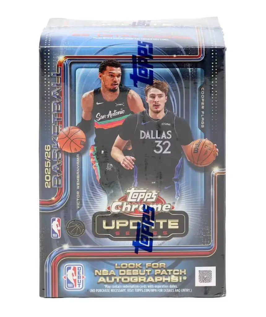2025/26 Topps Chrome Update Series Basketball Blaster Box