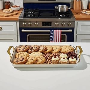 3 Pack Serving Tray with Handles Stackable Reusable Trays for Serving Plastic Food Plates Serving Platter  for birthday Party potluck Charcuterie Fruit  BBQ snack cake Pool snacktray Turkey Appetizer Tray Mother's day gift  Hosting Essentials BPA Free sum
