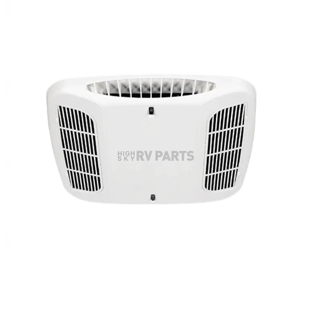 Coleman RVP 94304553 Low Profile 12V AC Ceiling Mount Air Conditioner Ceiling Assembly, Euro Styling, Easy Tool-Free Filter Access, Wall Thermostat Compatibility, Plenum Only Design, AC Cooling, Heat Strip Ready, Horizontal Surface Compatible