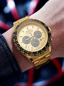 Advanced Business Men's Mechanical Watch, New Luxury Men's Watch Fully Automatic Mechanical Watch with Hollow Waterproof Calendar, Fashionable, Casual, Simple, Small, Unique, Cool Meteorite Di Series Same Style Watch for Men, Preferred Brand Name Watch fo