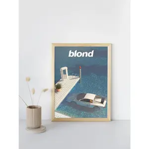 Frank Ocean Poster Wall Art, Blond Poster Print, Frank Ocean Wall Art, Frank Ocean Print