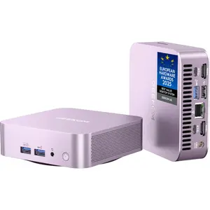 GEEKOM A6 MiniPC | AMD Ryzen 7 6800H,  32+1TB or 16+512GB NVMe SSD, DDR5 | Radeon 680M | Compact Aluminium Design, 8K UHD, USB4, Wi-Fi 6E & Bluetooth 5.2 | Perfect for Work, Streaming, Creative Projects & Casual Gaming at Home or Officec