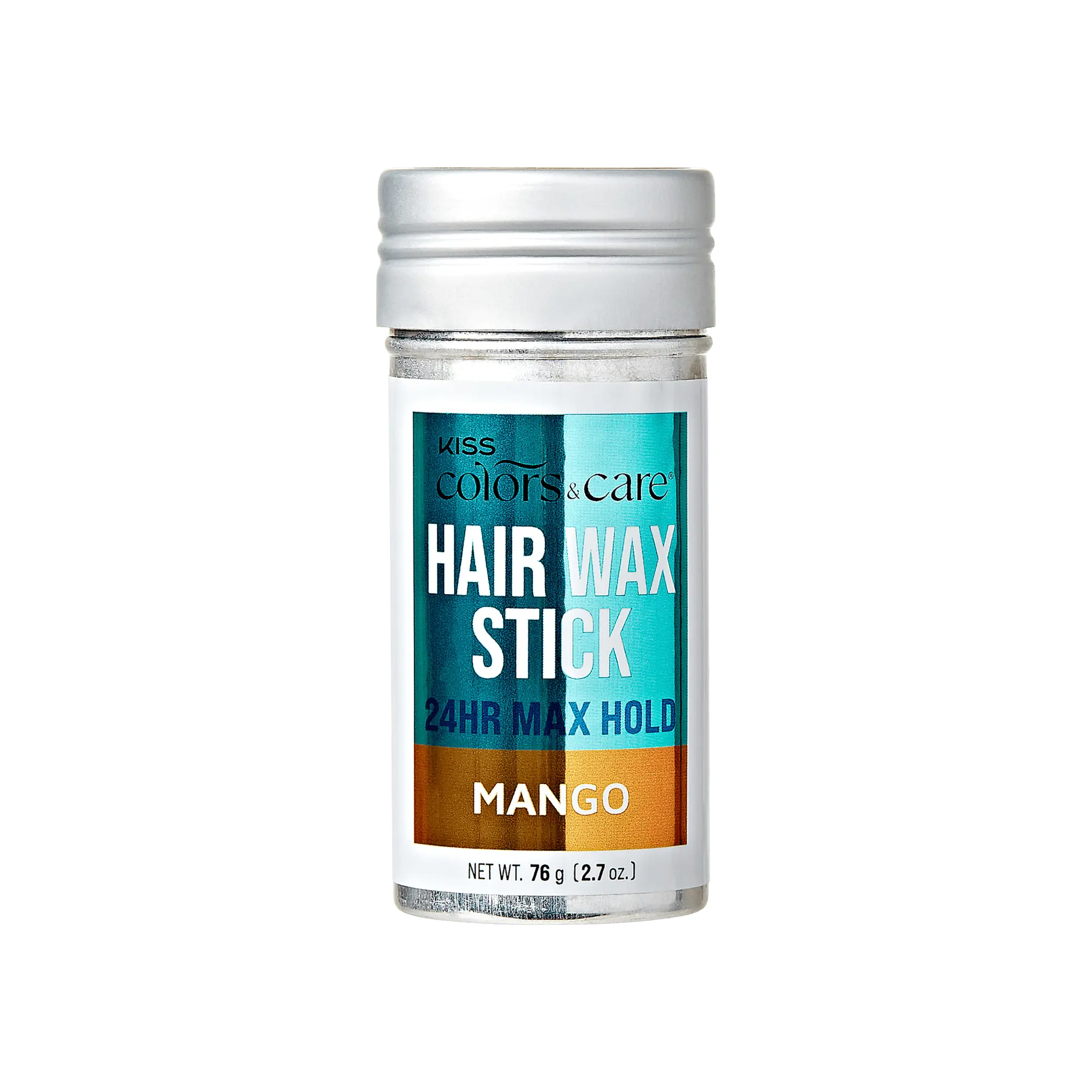 Kiss Colors & Care Edge Fixer Wax Stick  - Mango | Edge Control, Baby Hair Gel, 24 hr Max Hold, Push-Up Application, Hair Care