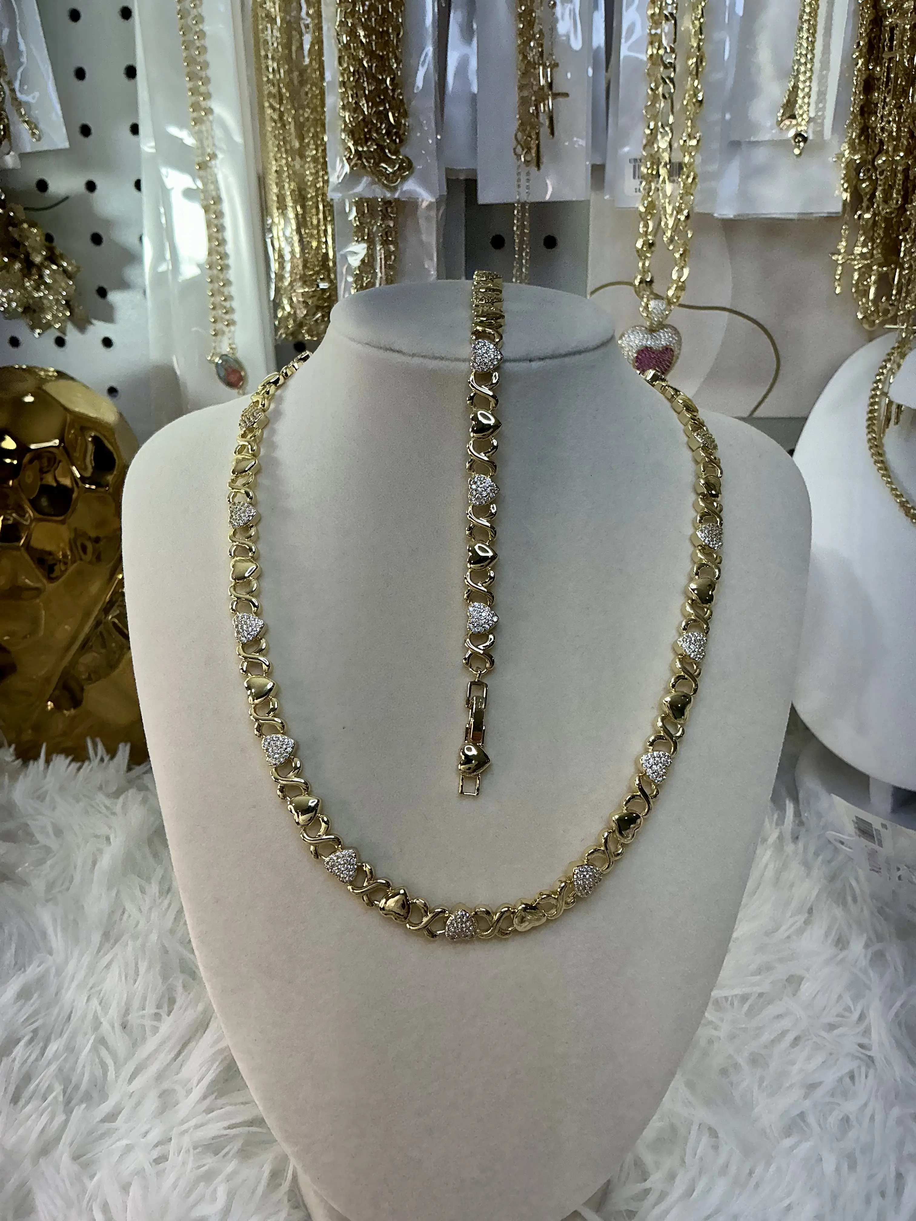 asian jewellery set Gold - TikTok Shop