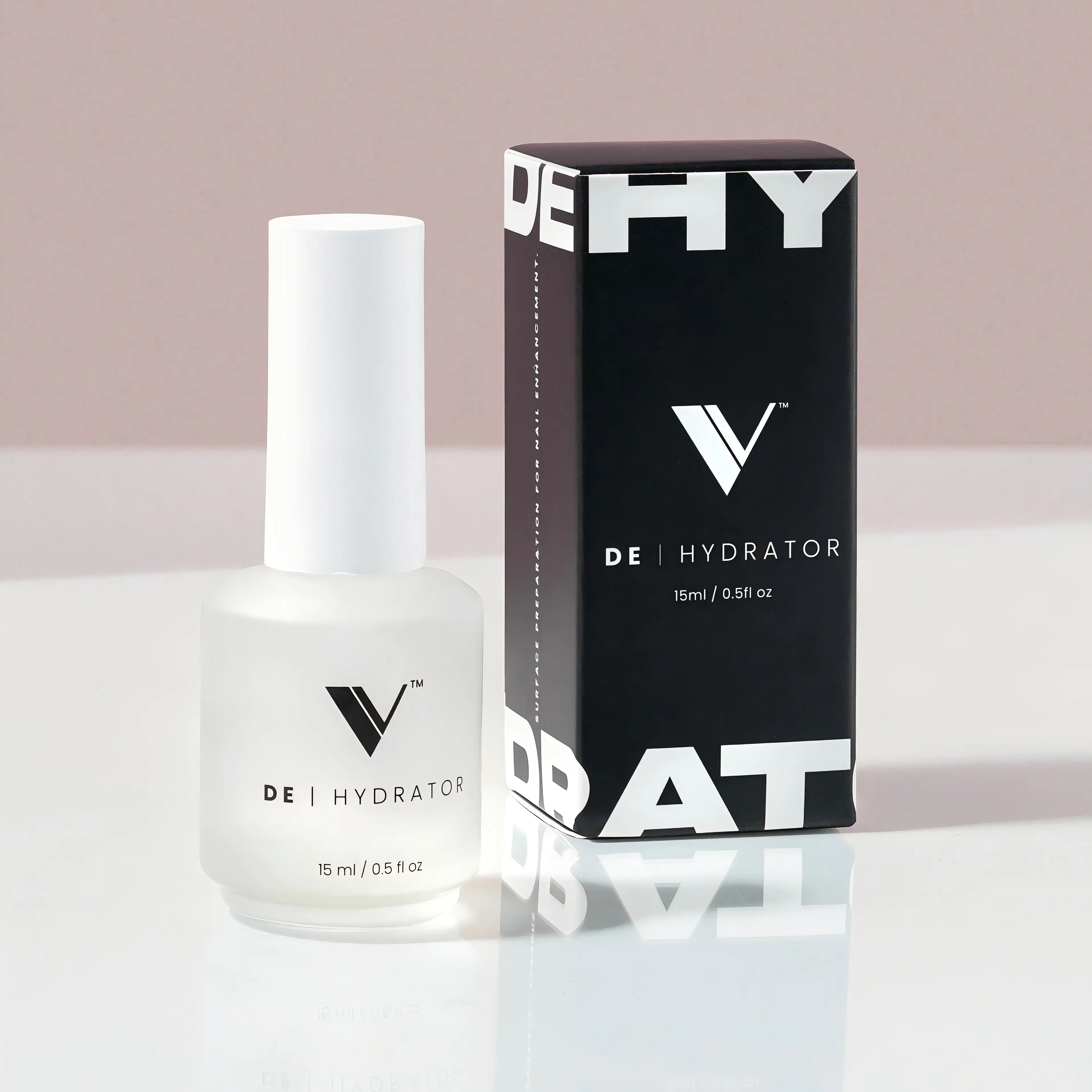 V Beauty Pure Nail Prep Dehydrator & Strengthener, 15ml (0.5oz) - Professional Salon Manicure Care, Flawless Smooth Base Treatment, Nail Care Product, Nail Strengthener