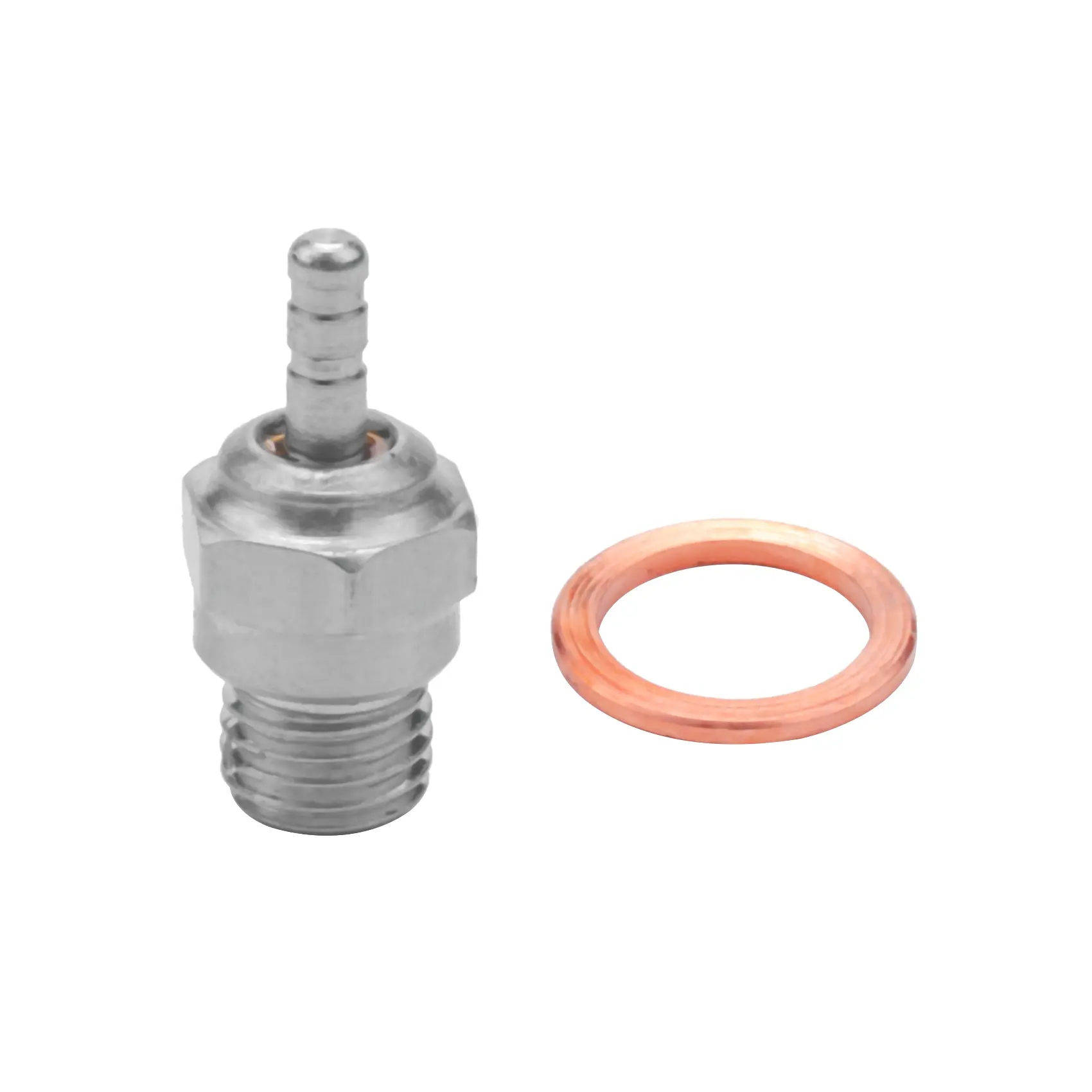N3 Glow Plug - RC Nitro Engine Replacement Part with Long-Lasting Element, HSP Compatible (Fits HSP 70117, 1/10-1/8 RC Buggy Trucks, Vertex SH & 4C Engines), Works with 5%-40% Nitro Fuels, Includes 1 Gasket, 1.8x1.8x0.9cm, Enhances Idle & Transition