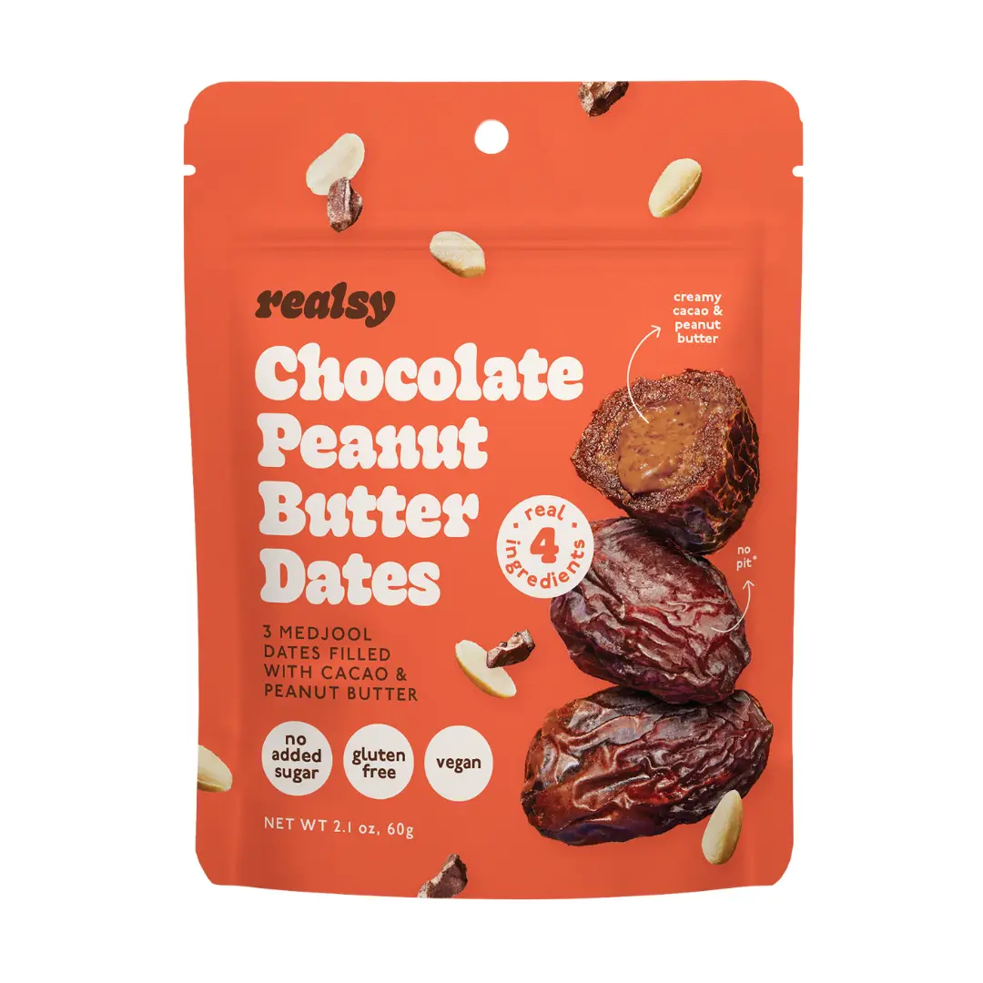 Chocolate Peanut Butter Filled Dates